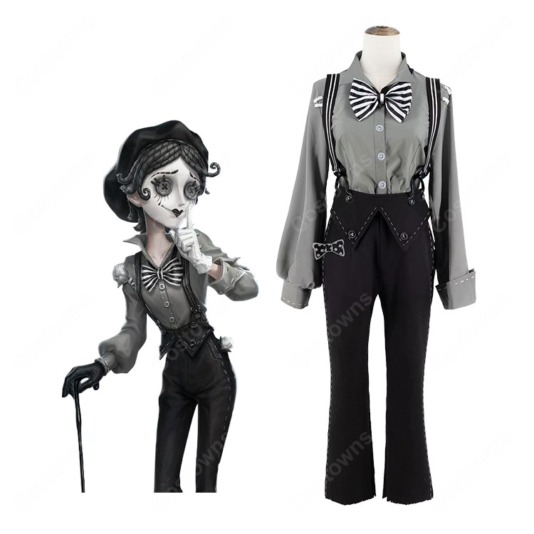 IdentityV 第五人格 マイムアーティスト クレオ・ドクルー コスプレ衣装 初期衣装 サバイバー扮装-1