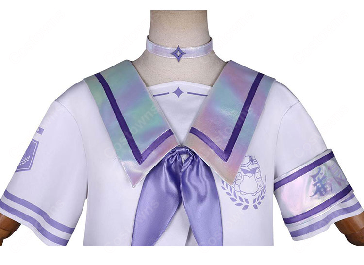 hololive ホロライブ 轟はじめ コスプレ衣装 ReGLOSS 通常衣装 制服風 フルセット イベント 撮影 高再現-5