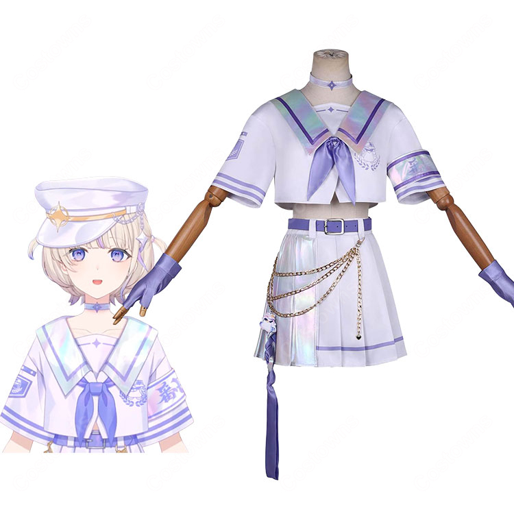 hololive ホロライブ 轟はじめ コスプレ衣装 ReGLOSS 通常衣装 制服風 フルセット イベント 撮影 高再現-1