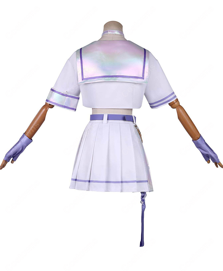 hololive ホロライブ 轟はじめ コスプレ衣装 ReGLOSS 通常衣装 制服風 フルセット イベント 撮影 高再現-4