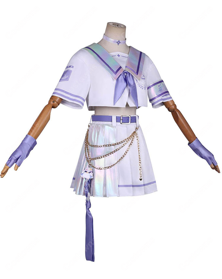 hololive ホロライブ 轟はじめ コスプレ衣装 ReGLOSS 通常衣装 制服風 フルセット イベント 撮影 高再現-3