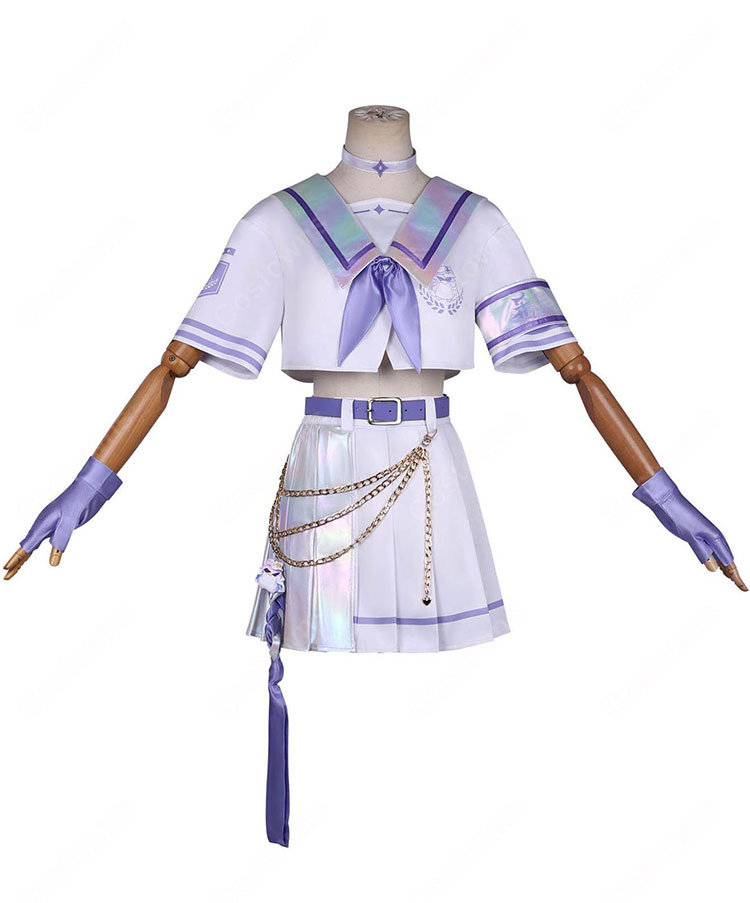 hololive ホロライブ 轟はじめ コスプレ衣装 ReGLOSS 通常衣装 制服風 フルセット イベント 撮影 高再現-2
