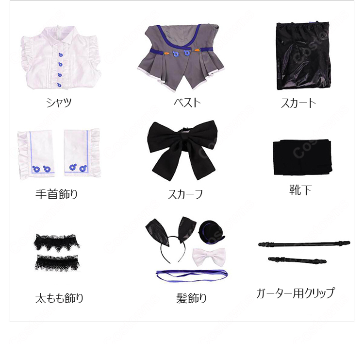 hololive ホロライブ ぺこらマミー 兎田ぺこらの実母 バニー衣装 コスプレ衣装 ロングドレス イベント 撮影 フルセット-10