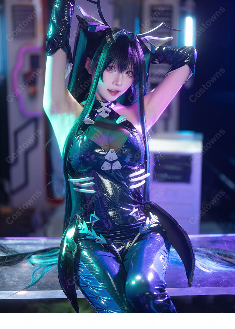 勝利の女神:NIKKE リトルマーメイド コスプレ衣装 イベント衣装 ボディスーツ 高品質 フルセット-8