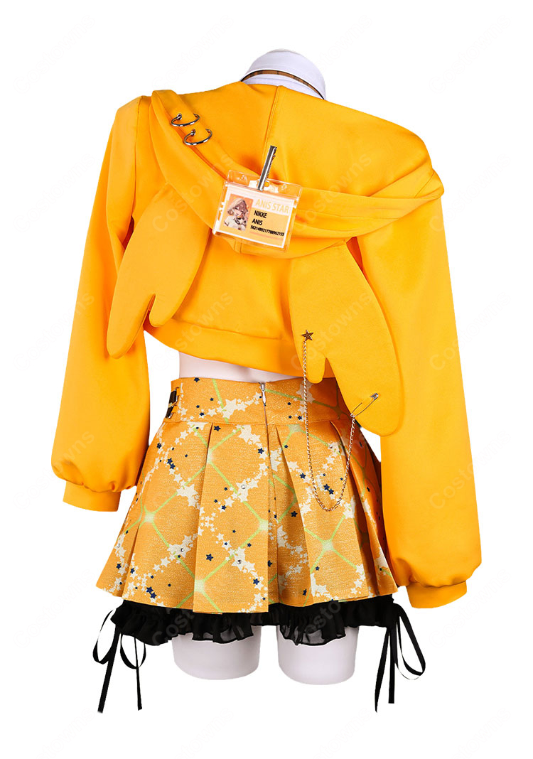 勝利の女神 NIKKE アニス スター T.T. STAR コスプレ衣装 3.5周年記念 スキン アイドル風 ステージ衣装 高品質 アニメ衣装-4