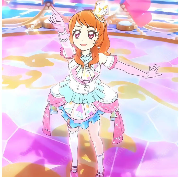 アイカツ! 大空あかり アルメリアイルミネイトコーデ コスプレ衣装 ステージ衣装-2