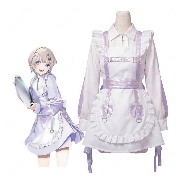hololive ホロライブ 轟はじめ ウエイトレス姿 コスプレ衣装 コラボカフェ ver. ReGLOSS超VeryBar-1