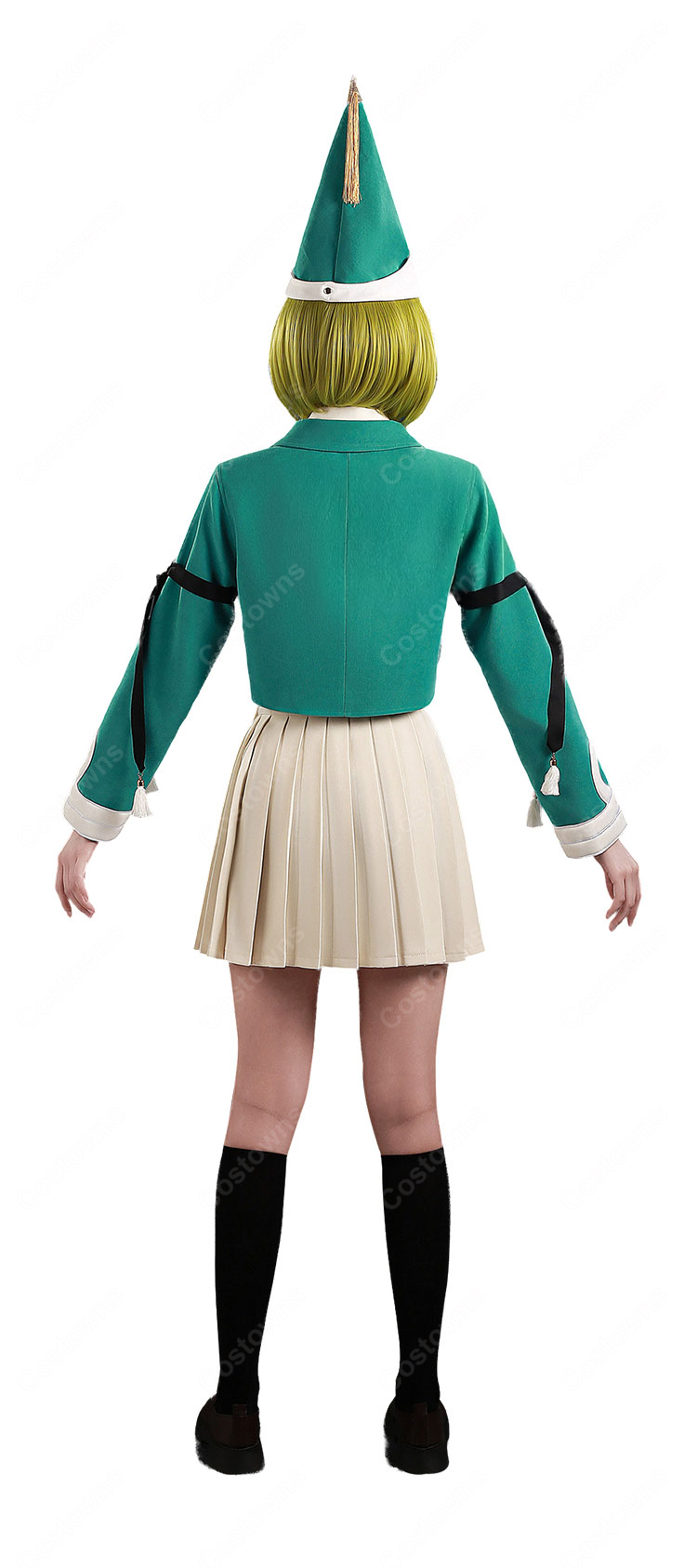 とんがり帽子のアトリエ テティア 制服風 コスプレ衣装 ジャケット・リボンタイ付き COSTOWNS-4