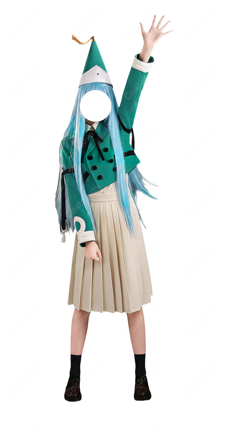 とんがり帽子のアトリエ リチェ 制服風 コスプレ衣装 ジャケット・リボンタイ付き COSTOWNS-1