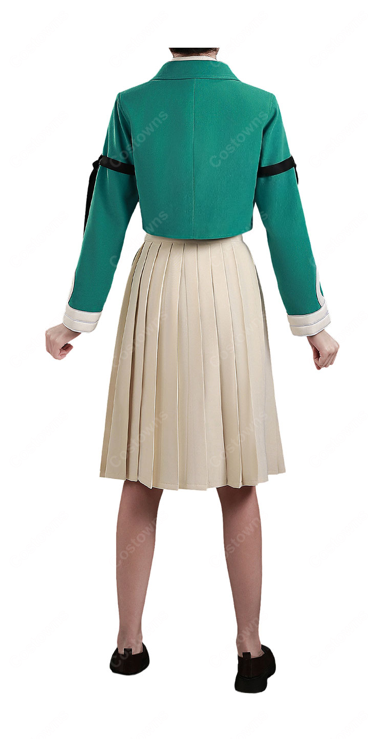 とんがり帽子のアトリエ リチェ 制服風 コスプレ衣装 ジャケット・リボンタイ付き COSTOWNS-3