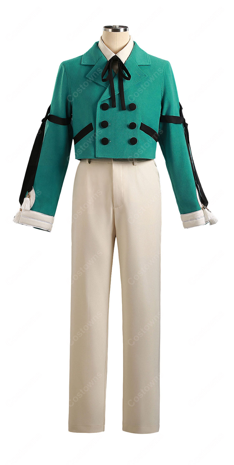 とんがり帽子のアトリエ アガット 制服風 コスプレ衣装 ジャケット・パンツセット 撮影イベント向け COSTOWNS-2