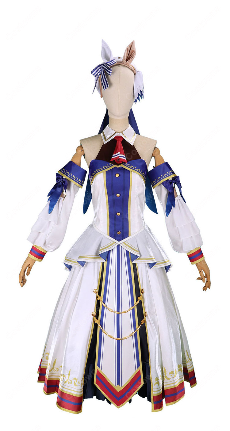 ウマ娘 プリティーダービー ヴィクトワールピサ 勝負服 コスプレ衣装-2
