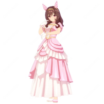 ウマ娘 プリティーダービー ジェンティルドンナ La dama perfetta 花嫁 勝負服 コスプレ衣装(202×202)