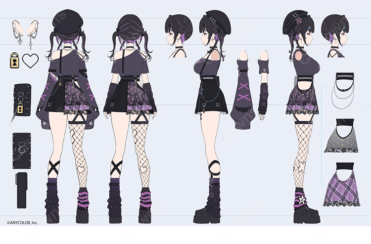 にじさんじ 千凛あゆむ Y4T4 デフォルト衣装 コスプレ衣装-3