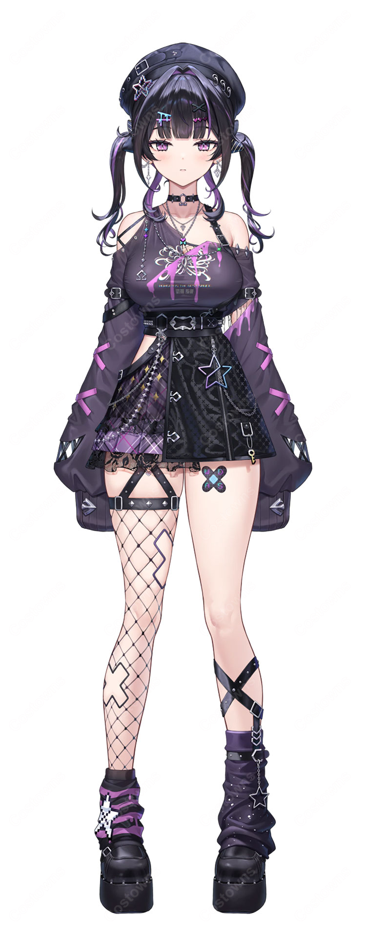 にじさんじ 千凛あゆむ Y4T4 デフォルト衣装 コスプレ衣装-1