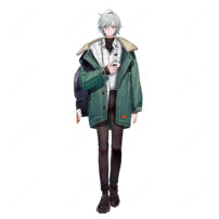 にじさんじ レヨン Y4T4 デフォルト衣装 コスプレ衣装 グリーンアウター(にじさんじ コスプレ衣装)