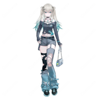 にじさんじ Rei7 Y4T4 デフォルト衣装 コスプレ衣装 ゲーマーギャル風(202×202)