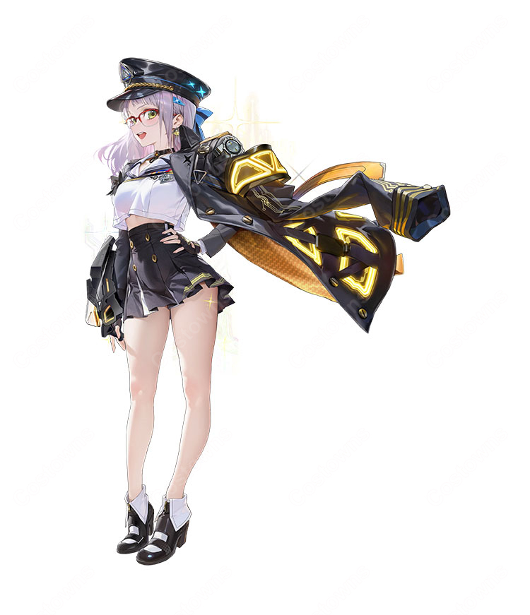勝利の女神:NIKKE ネオン:ビジョン・アイ コスプレ衣装-1