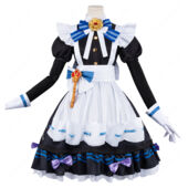 原神 星々の幻境 美しき褒賞・夜更け エレガントスタイル 女性用メイド服 コスプレ衣装 9点セット 撮影・イベント向け(送料無料)