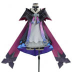 原神 プルーネ コスプレ衣装 ドレス・ケープ・装飾小物を揃えた12点セット XS～XXL 撮影・イベント向け