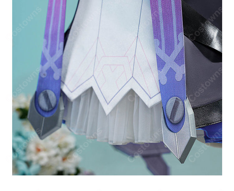 原神 プルーネ コスプレ衣装 ドレス・ケープ・装飾小物を揃えた12点セット XS~XXL 撮影・イベント向け-9