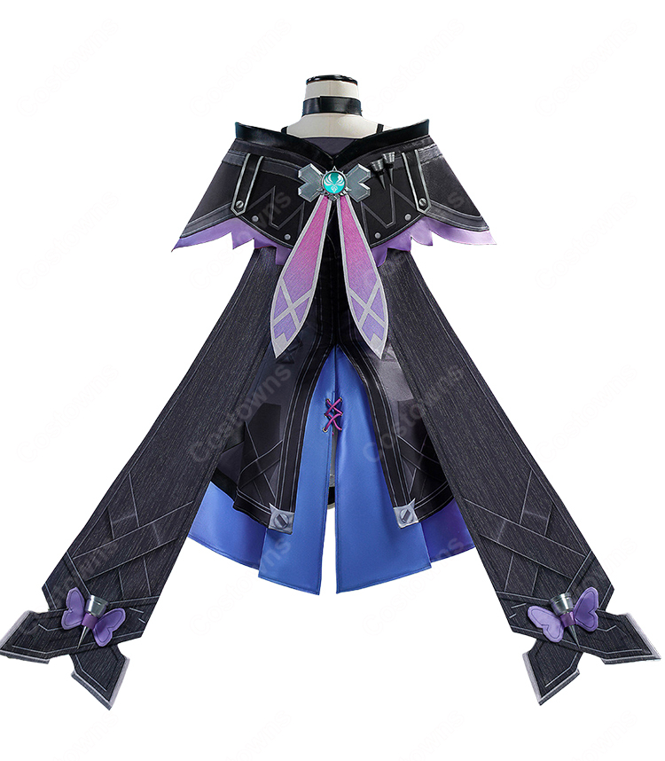 原神 プルーネ コスプレ衣装 ドレス・ケープ・装飾小物を揃えた12点セット XS~XXL 撮影・イベント向け-4