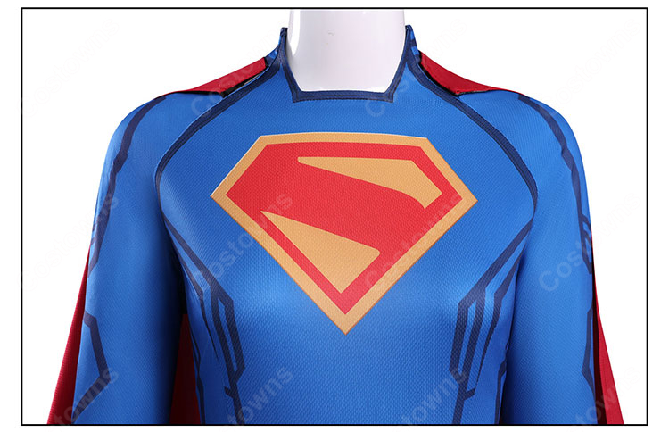 SUPERGIRL/スーパーガール カーラ・ゾー=エル コスプレ衣装 ワンピース・ケープ付き4点セット XS~XXXL-5
