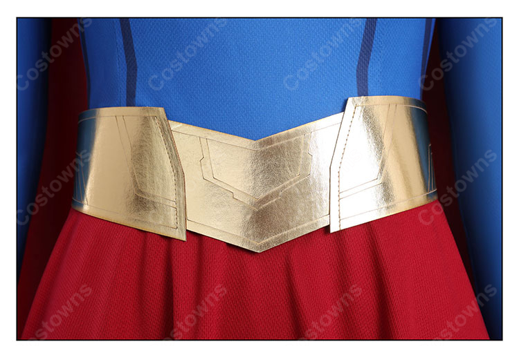 SUPERGIRL/スーパーガール カーラ・ゾー=エル コスプレ衣装 ワンピース・ケープ付き4点セット XS~XXXL-7