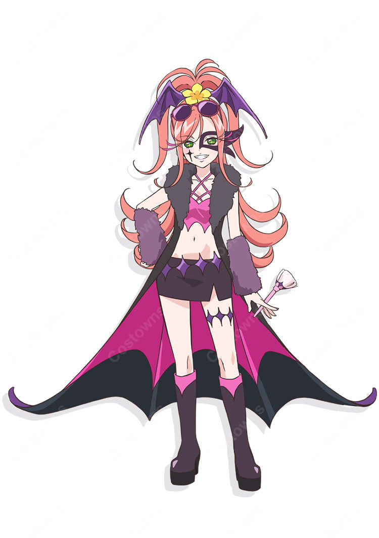 名探偵プリキュア! アゲセーヌ コスプレ衣装 怪盗団ファントム衣装-1