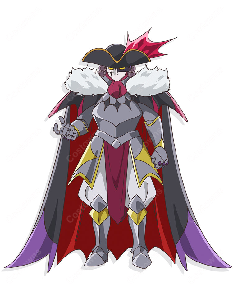 名探偵プリキュア! ウソノワール コスプレ衣装 帽子・マント・腰飾り付き 怪盗団ファントム-1