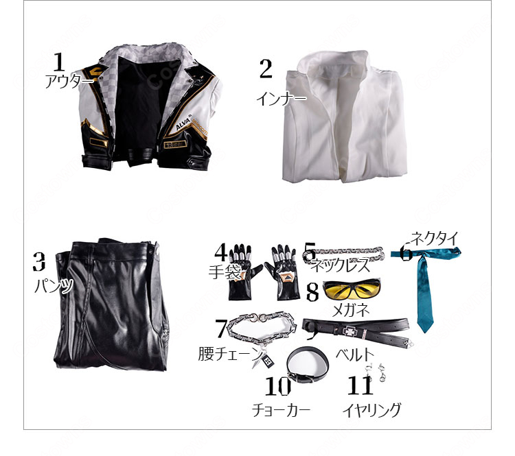 IdentityV 第五人格 SRE戦隊 「騎士」リチャード・スターリング SRE.RICHARD コスプレ衣装 小物付き-11