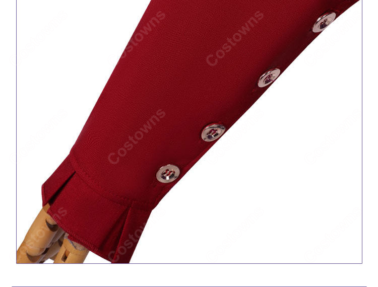 Fate/strange Fake イシュタル(フィリア)コスプレ衣装 赤トップス・スカート・髪飾りセット-8