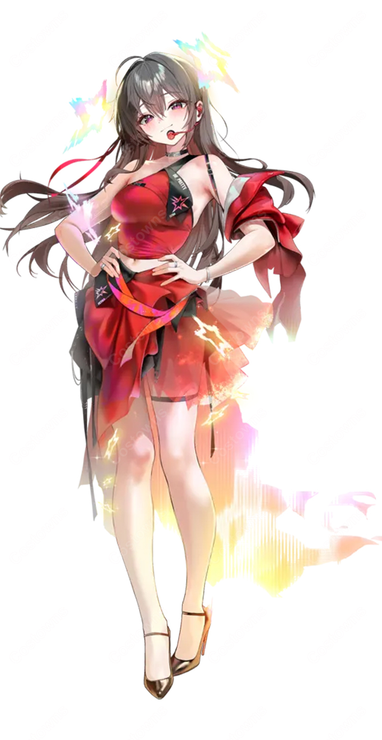 勝利の女神:NIKKE プリティー PRETTY STAR アイドル衣装 コスプレ衣装-1