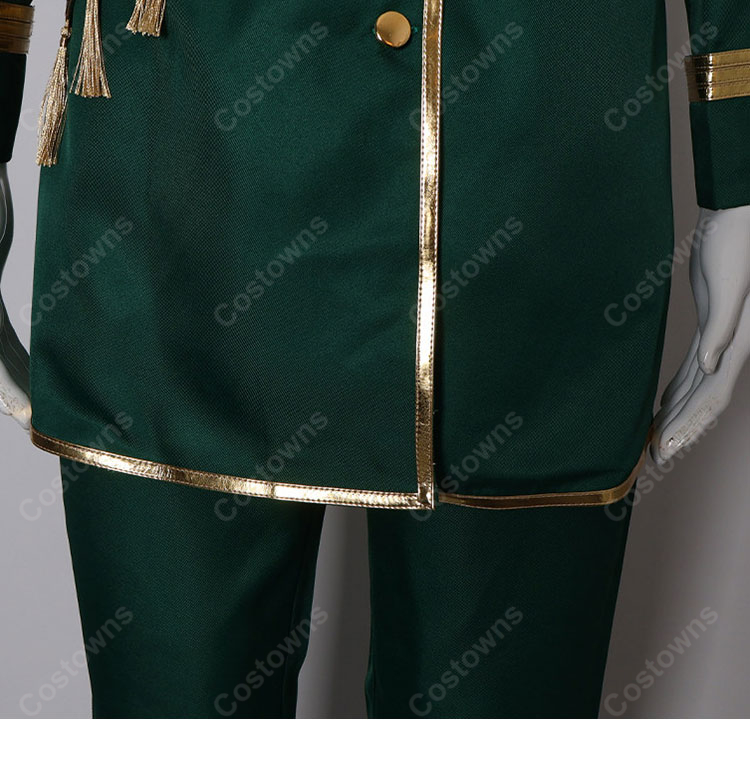 葬送のフリーレン 黄金郷のマハト コスプレ衣装 コート・パンツ・飾り帯・手袋の4点セット S~XXXL対応-8