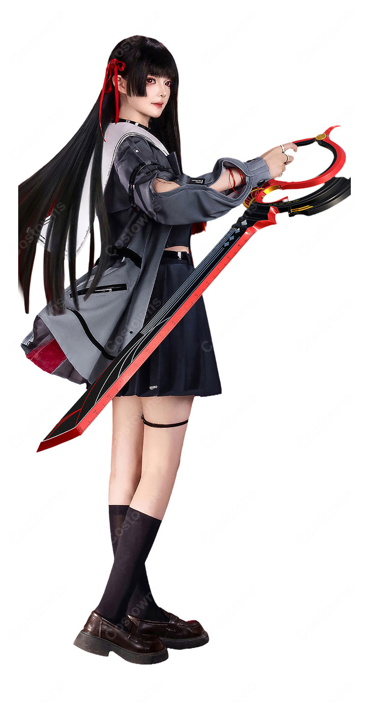 鳴潮 朽葉千咲 コスプレ衣装 制服-3