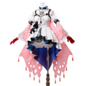 鳴潮 ダーニャ コスプレ衣装 通常衣装Ver. ピンクのロングトレーン ネックレス・手袋・小物付き イベント撮影向け(ゲーム• アニメコスプレ衣装でおすすめの商品)