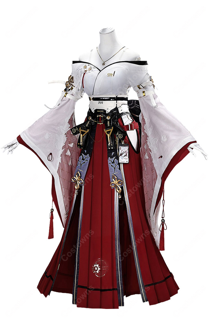 鳴潮 緋雪 巫女服 コスプレ衣装-2