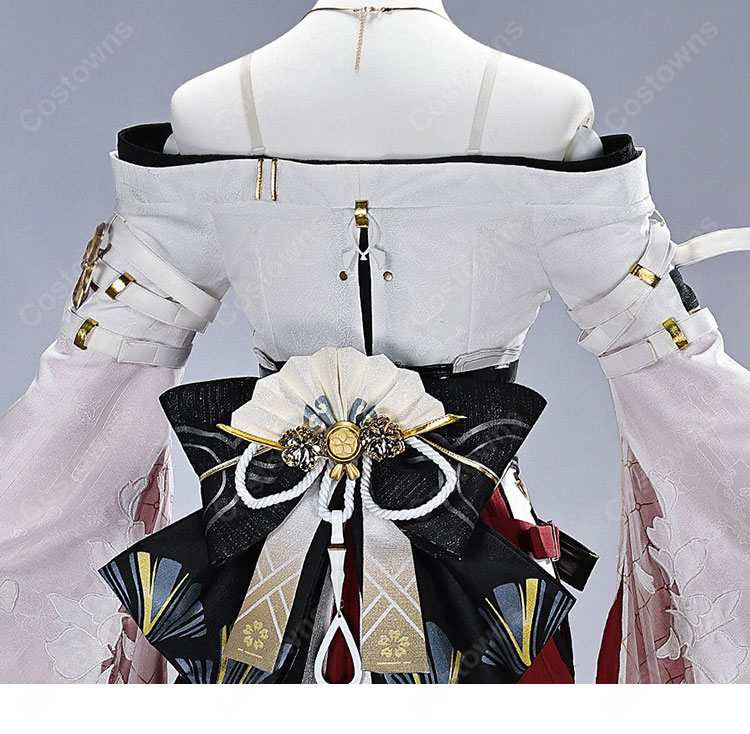 鳴潮 緋雪 巫女服 コスプレ衣装-11