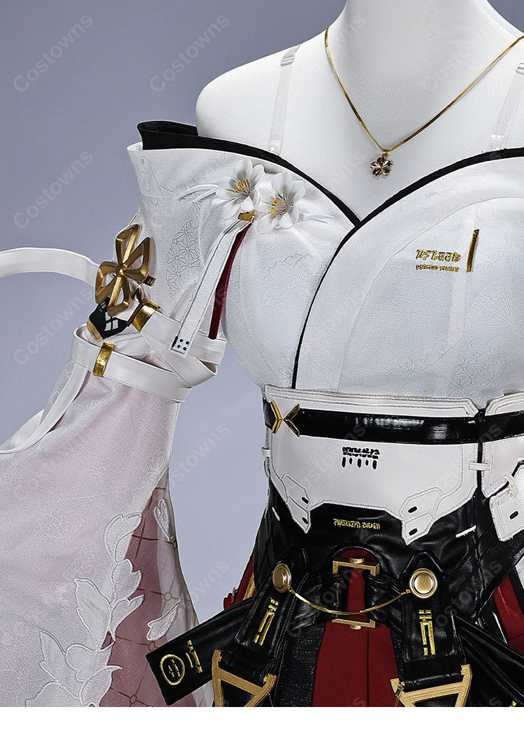 鳴潮 緋雪 巫女服 コスプレ衣装-4