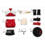 鳴潮 長離 綺夢幻影Ver. コスプレ衣装 白・赤・黒のチャイナ風ロングドレス 帽子・コルセットベルト・手袋付き 撮影向け 鳴潮 7
