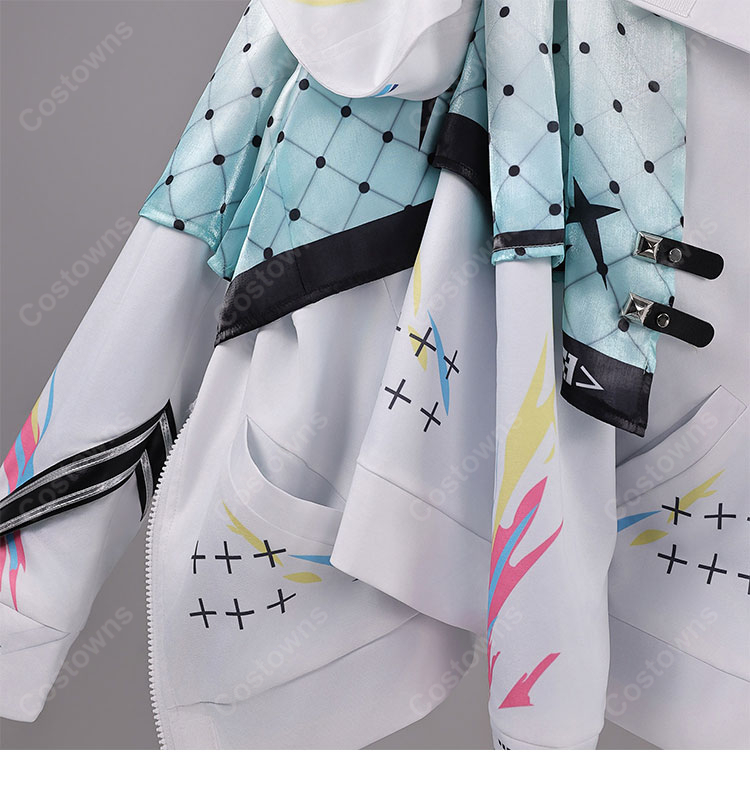 鳴潮 リンネー 制服 コスプレ衣装 学園風ジャケット&スカート 小物一式付き 撮影イベント向け-12
