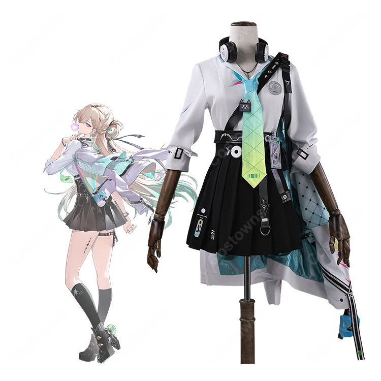 鳴潮 リンネー 制服 コスプレ衣装 学園風ジャケット&スカート 小物一式付き 撮影イベント向け-1