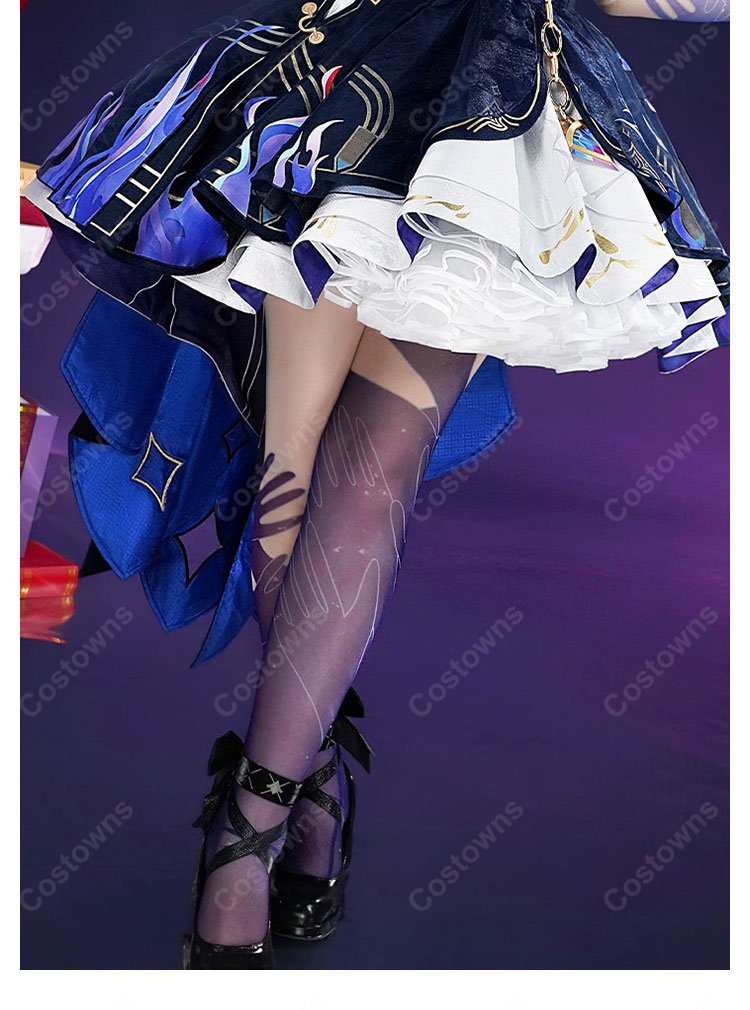 鳴潮 ダーニャ 幻滅の形（黒ダーニャ） コスプレ衣装-8