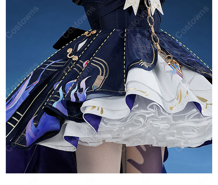 鳴潮 ダーニャ 幻滅の形（黒ダーニャ） コスプレ衣装-7