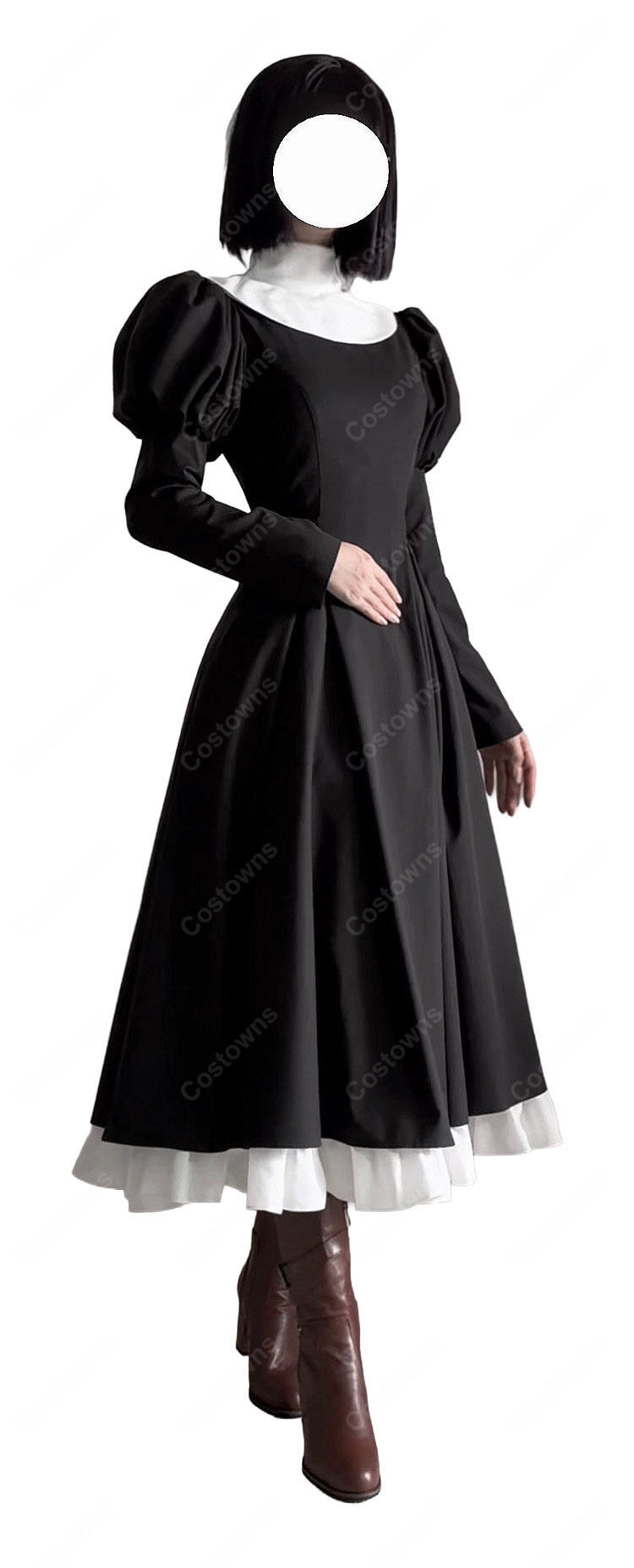 魔法使いの夜×Fate/Grand Order 久遠寺有珠 コスプレ衣装 ケープ・帽子付き イベント撮影向け COSTOWNS-6