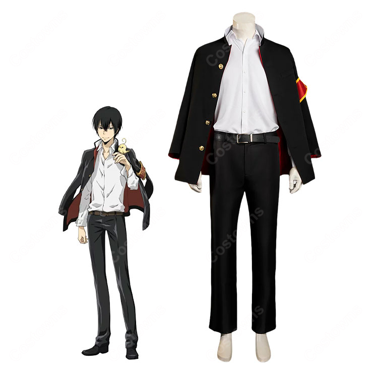 家庭教師ヒットマンREBORN!雲雀恭弥 制服Ver. コスプレ衣装 ジャケット・腕章付き-1