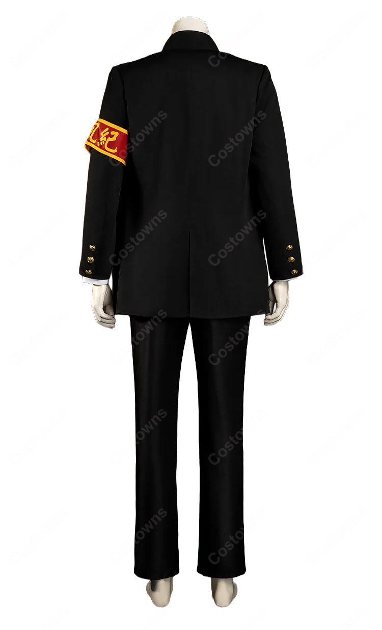 家庭教師ヒットマンREBORN!雲雀恭弥 制服Ver. コスプレ衣装 ジャケット・腕章付き-4