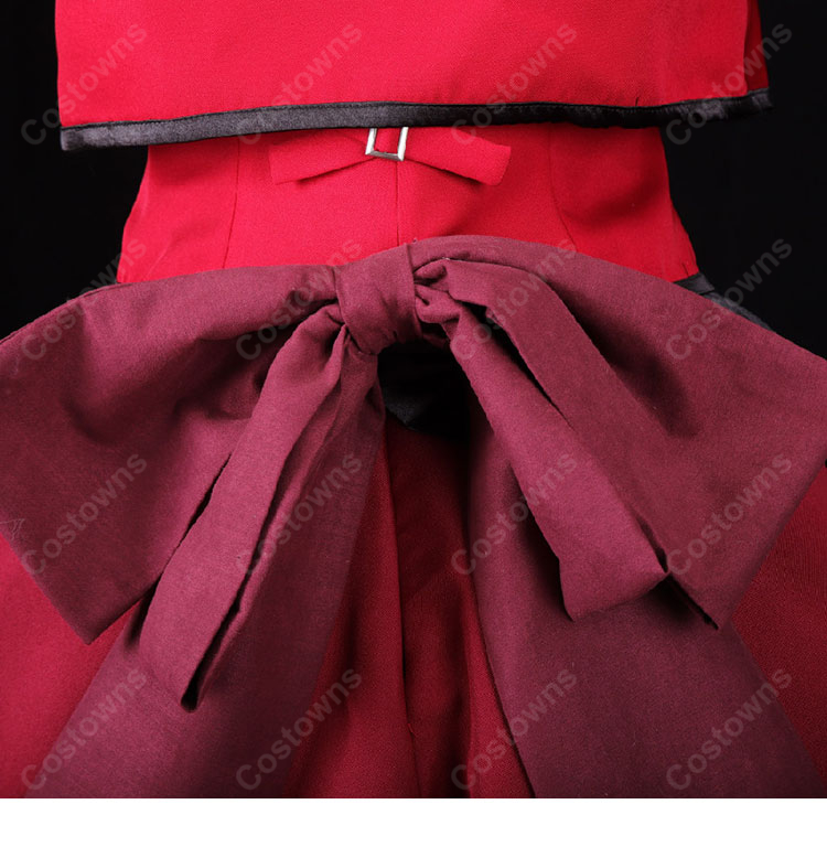 魔法少女リリカルなのはA's ヴィータ 騎士服ver. コスプレ衣装 帽子・リボン付き COSTOWNS-10
