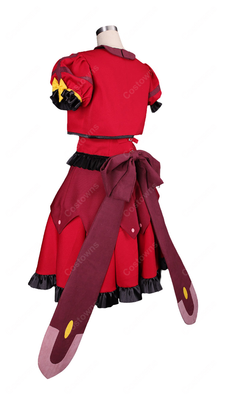 魔法少女リリカルなのはA's ヴィータ 騎士服ver. コスプレ衣装 帽子・リボン付き COSTOWNS-4