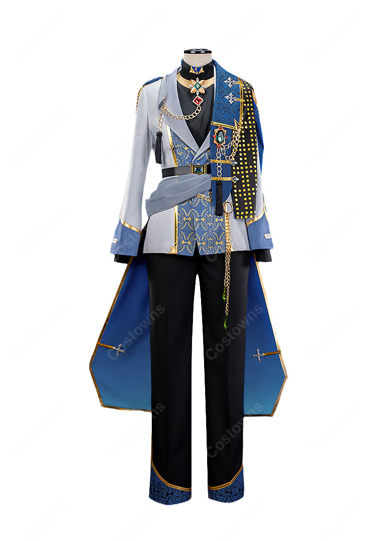 あんさんぶるスターズ!! 衣更真緒 Select コスプレ衣装 ケープ・チェーン装飾付き ステージ撮影向け-2